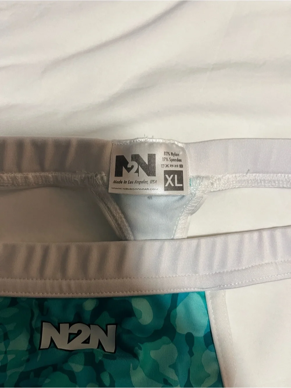 Teal Camo Men’s Swim briefs